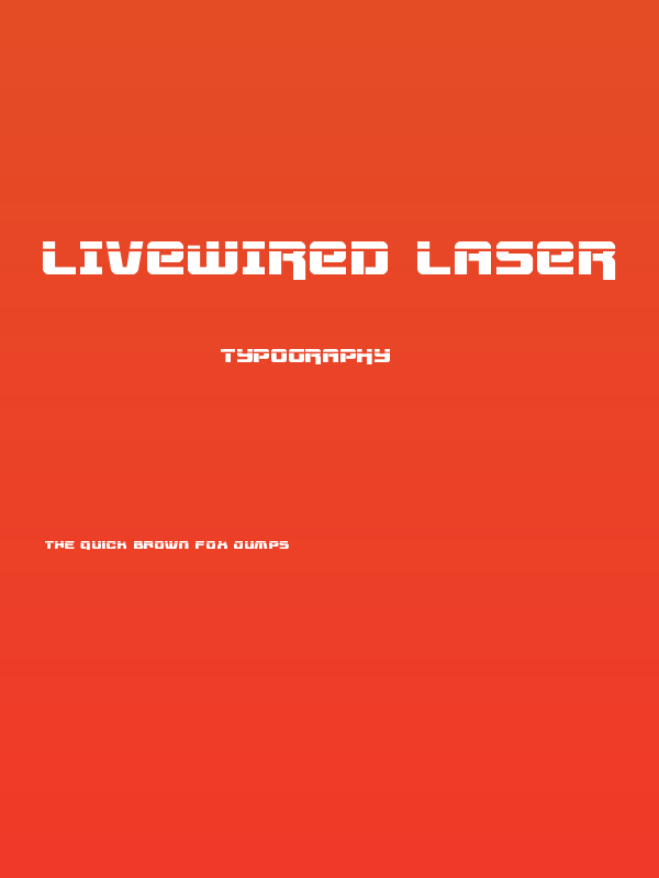 Livewired Laser Poster