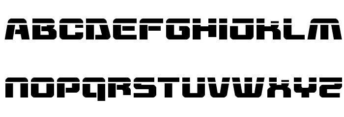 Livewired Laser Font LOWERCASE