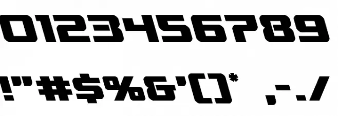 Livewired Leftalic Font OTHER CHARS