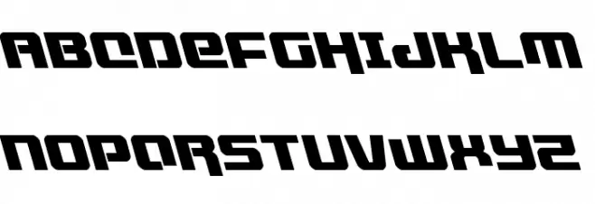 Livewired Leftalic Schriftart Groß