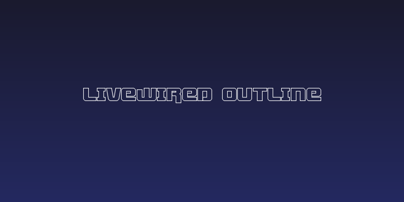 Livewired Outline Social Header