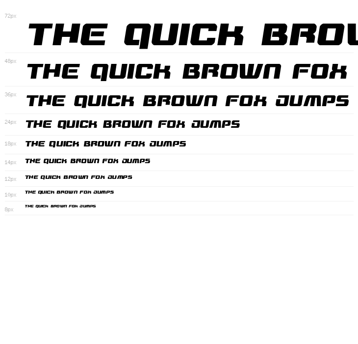 Livewired Semi-Italic Waterfall