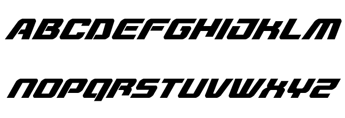 Livewired Super-Italic Font LOWERCASE
