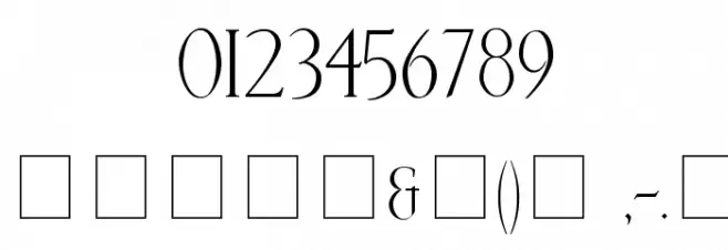 Livia Medium Font Alte caractere