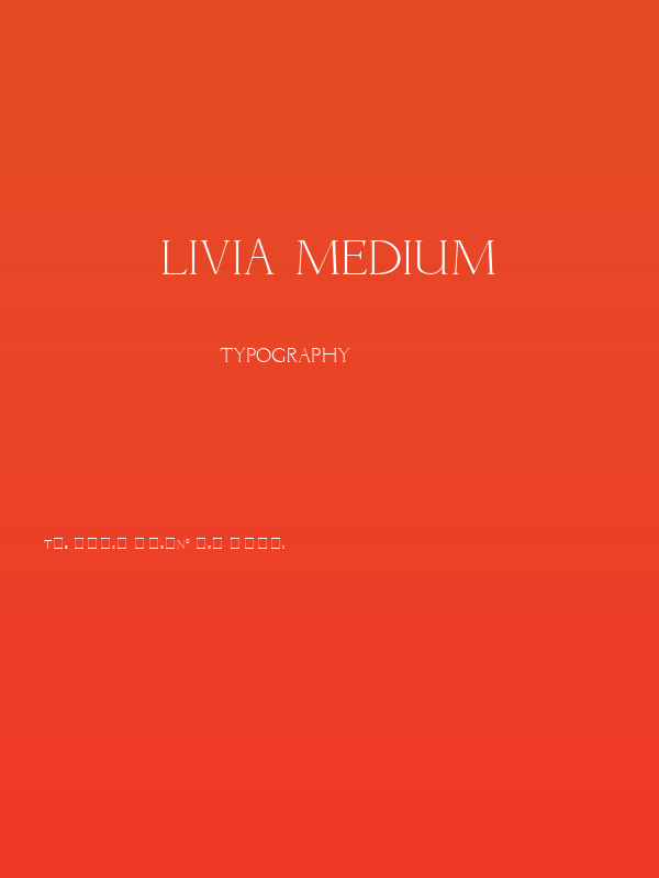 Livia Medium Poster