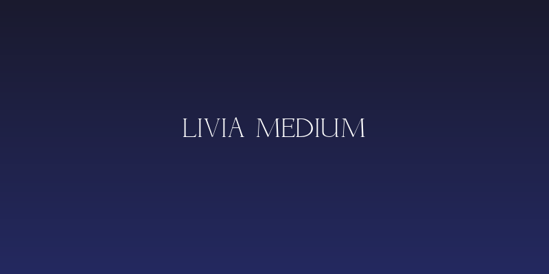 Livia Medium Social Header