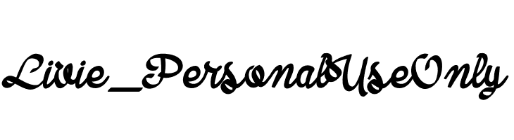 Livie_PersonalUseOnly  font caratteri gratis