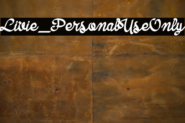 Livie_PersonalUseOnly Example 3