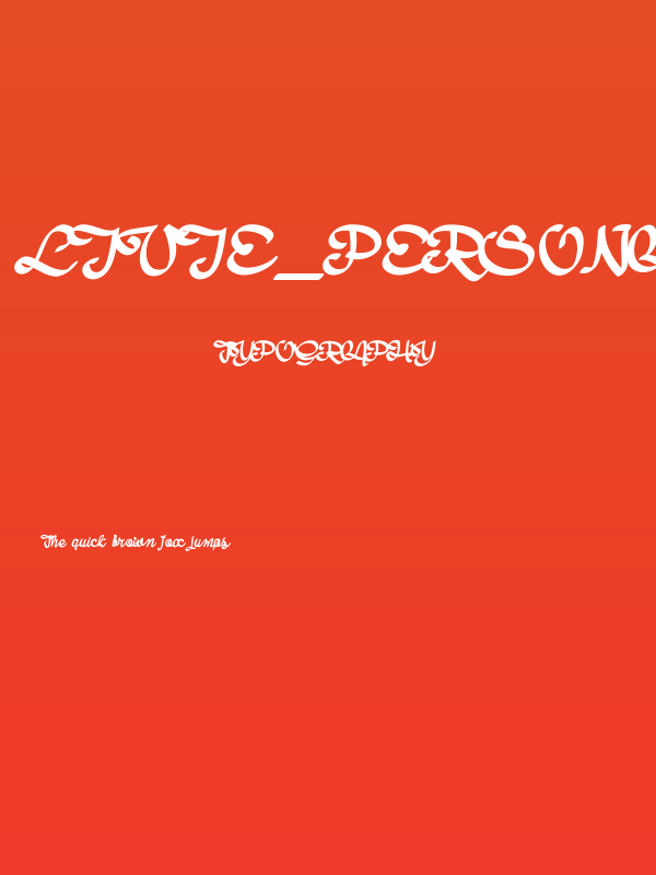 Livie_PersonalUseOnly Poster