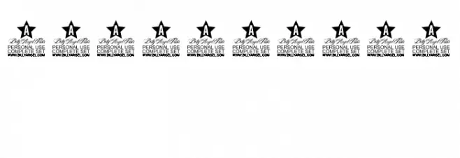 Living Colours Personal Use Font OTHER CHARS