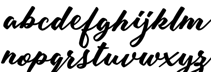 Living Colours Personal Use Font LOWERCASE