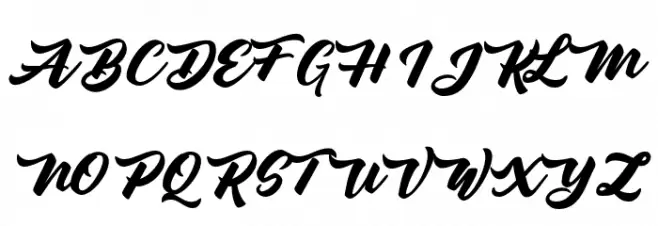 Living Colours Personal Use 字体 大写