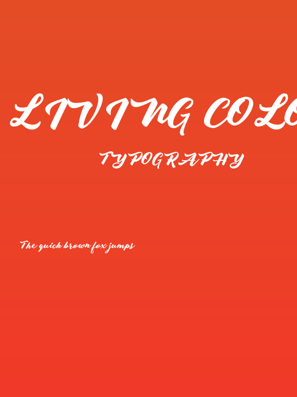 Living Colours Personal Use Poster