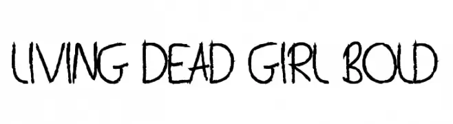 Living Dead Girl Bold  Descarca Fonturi Gratis