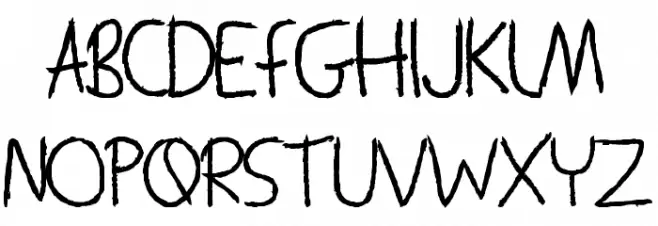 Living Dead Girl Bold Font UPPERCASE