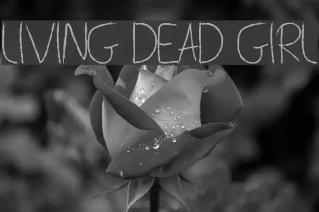 Living Dead Girl Font examples