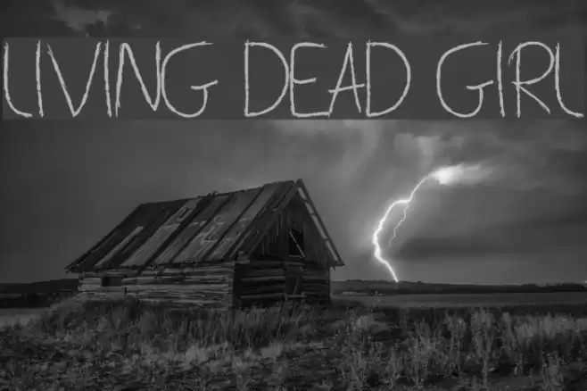 Living Dead Girl Font examples