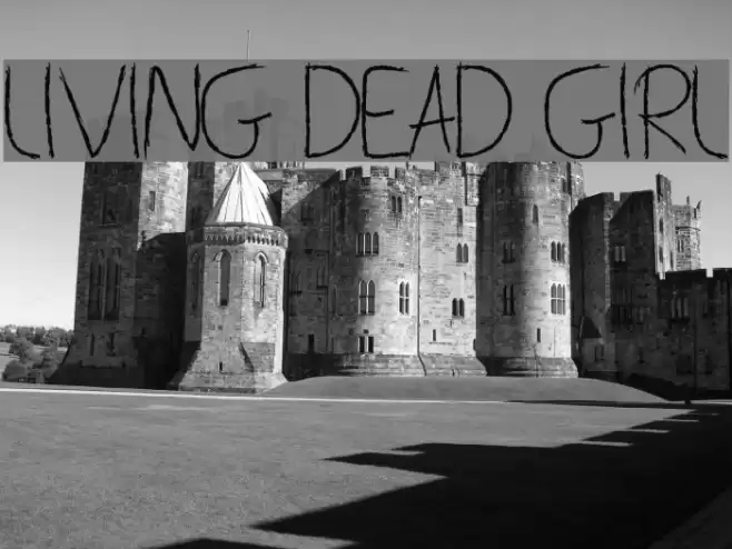 Living Dead Girl Font examples