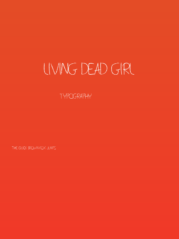Living Dead Girl Poster