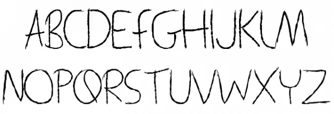 Living Dead Girl Caratteri MINUSCOLO