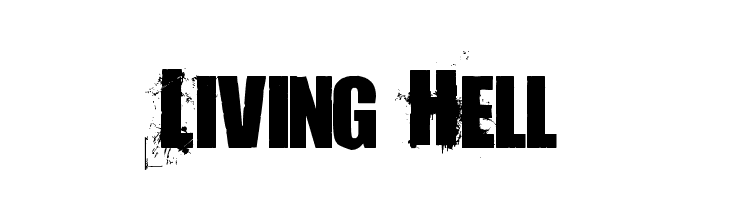 Living Hell  Скачать бесплатные шрифты