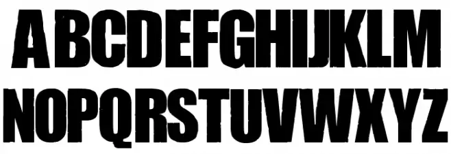 Living Hell Font LOWERCASE
