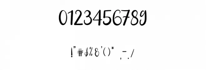 Living Love Font OTHER CHARS