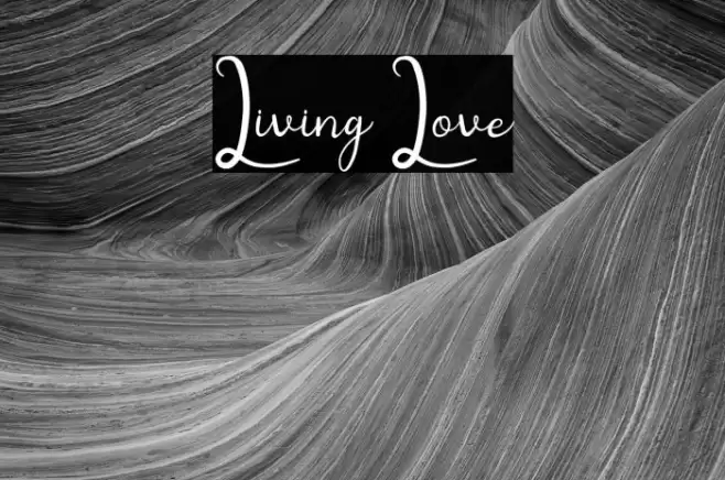 Living Love Font examples
