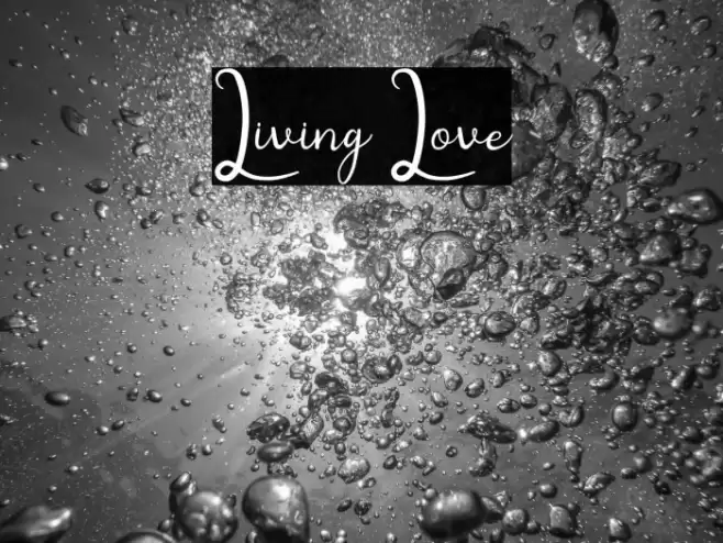 Living Love Font examples