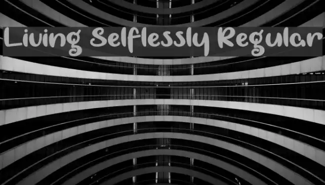 Living Selflessly Regular Example 2