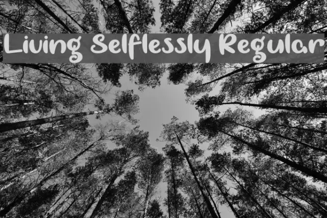Living Selflessly Regular Example 3