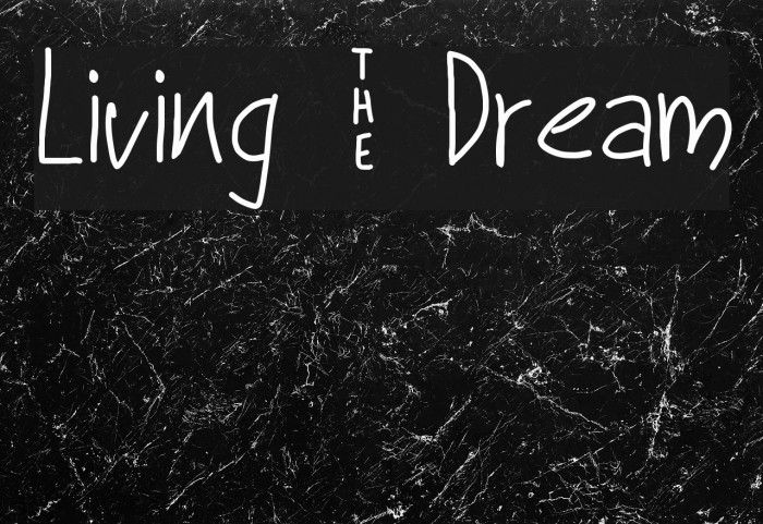 Living _ Dream Font examples