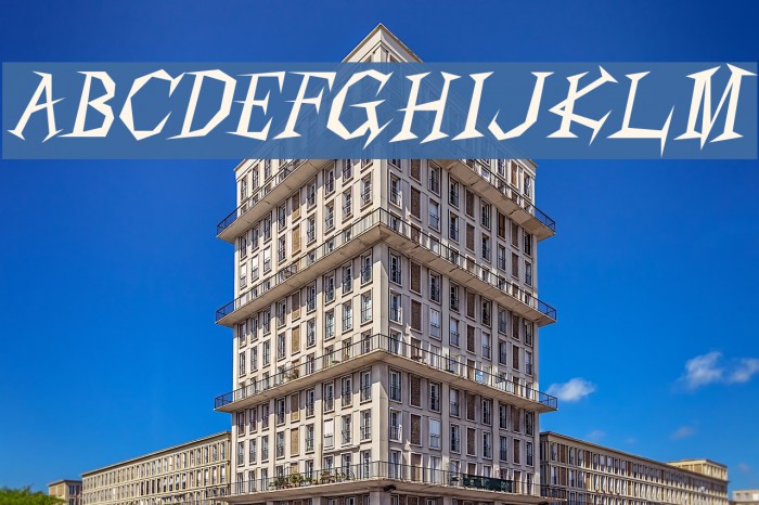 Living by Numbers Font examples