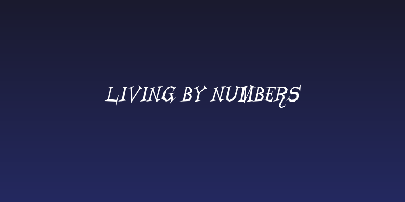Living by Numbers Social Header