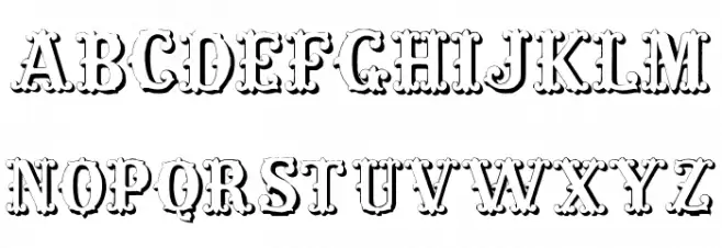 Living in the Past Schriftart Groß