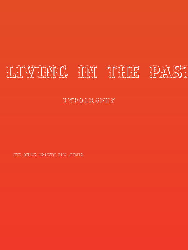 Living in the Past Poster