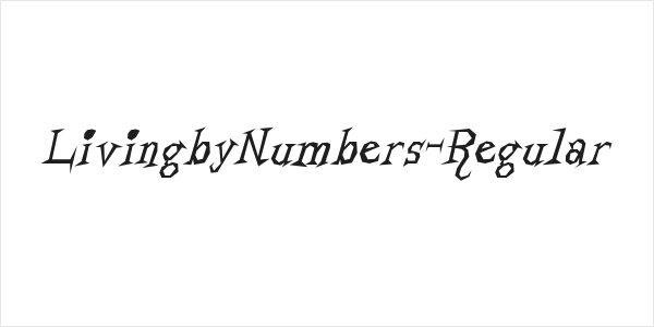 LivingbyNumbers-Regular Logo