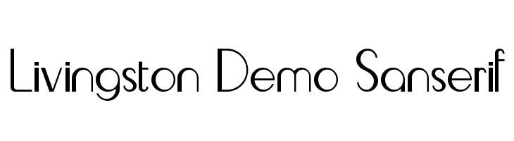Livingston Demo Sanserif  font caratteri gratis