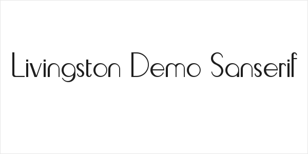Livingston Demo Sanserif Logo