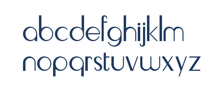 Livingston Demo Sanserif Lowercase