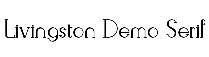 Livingston Demo Serif  フリーフォントのダウンロード