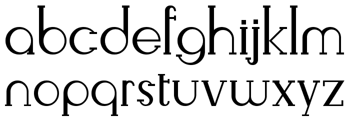Livingston Demo Serif Font LOWERCASE
