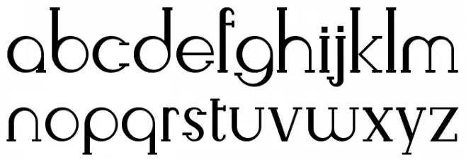 Livingston Demo Serif خط أحرف صغيرة