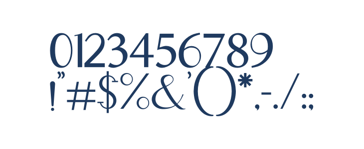 Livingston Sanserif Other Characters