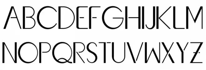 Livingston Sanserif フォント 大文字