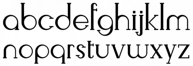 Livingston Serif Fuentes MINÚSCULAS