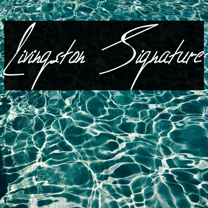 Livingston Signature Font examples