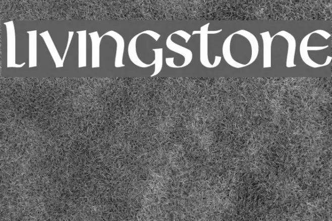 Livingstone Font examples