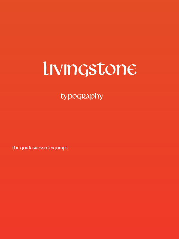 Livingstone Poster