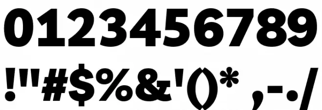 Livvic Black Font OTHER CHARS